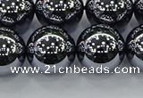 CTZ606 15.5 inches 16mm round terahertz beads wholesale