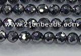 CTZ620 15.5 inches 4mm faceted round terahertz beads wholesale