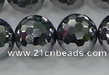 CTZ625 15.5 inches 14mm faceted round terahertz beads wholesale
