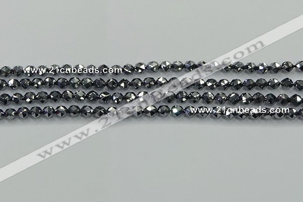 CTZ630 15.5 inches 4mm faceted nuggets terahertz beads wholesale