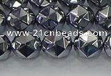 CTZ632 15.5 inches 8mm faceted nuggets terahertz beads wholesale