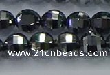 CTZ642 15.5 inches 8mm faceted round terahertz beads wholesale