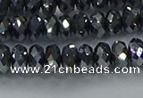 CTZ645 15.5 inches 5*8mm faceted rondelle terahertz beads wholesale