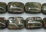 CUJ05 15.5 inches 15*20mm rectangle autumn jasper gemstone beads