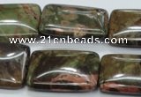 CUJ07 15.5 inches 22*30mm rectangle autumn jasper gemstone beads