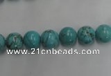 CWB556 15.5 inches 8mm round howlite turquoise beads wholesale