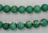 CWB567 15.5 inches 8mm round howlite turquoise beads wholesale