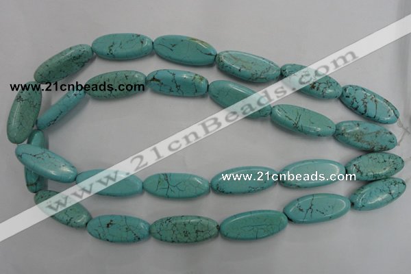 CWB741 15.5 inches 12*30mm marquise howlite turquoise beads wholesale