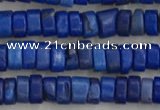 CWB827 15.5 inches 2*4mm tyre howlite turquoise beads wholesale