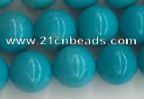 CWB852 15.5 inches 8mm round howlite turquoise beads wholesale