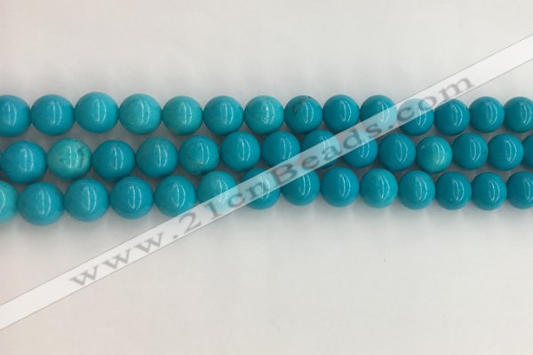 CWB852 15.5 inches 8mm round howlite turquoise beads wholesale