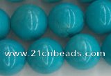 CWB853 15.5 inches 10mm round howlite turquoise beads wholesale