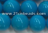 CWB860 15.5 inches 10mm round howlite turquoise beads wholesale