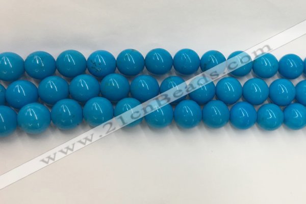 CWB860 15.5 inches 10mm round howlite turquoise beads wholesale