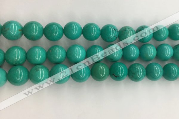 CWB867 15.5 inches 12mm round howlite turquoise beads wholesale