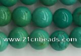 CWB870 15.5 inches 6mm round howlite turquoise beads wholesale