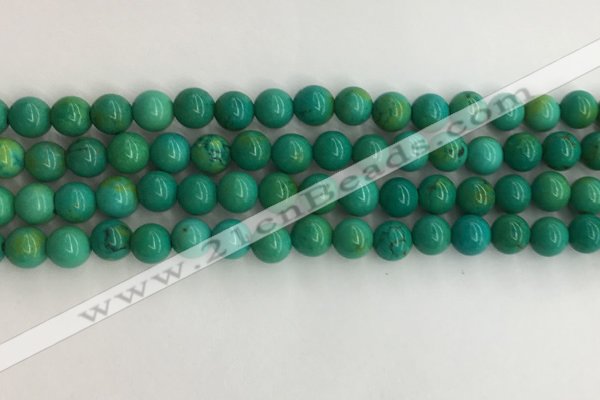 CWB870 15.5 inches 6mm round howlite turquoise beads wholesale