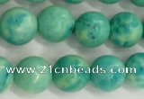 CWB876 15.5 inches 6mm round howlite turquoise beads wholesale