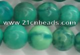 CWB877 15.5 inches 8mm round howlite turquoise beads wholesale