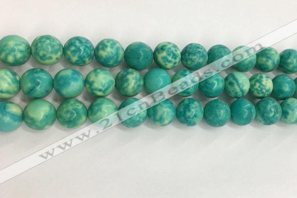 CWB878 15.5 inches 10mm round howlite turquoise beads wholesale