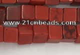 CWB912 15.5 inches 6*6mm cube howlite turquoise beads wholesale