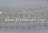 CWH02 15.5 inches 6mm faceted round white jade beads wholesale