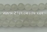 CWH50 15.5 inches 4mm round white jade beads wholesale