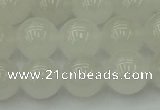 CWH54 15.5 inches 12mm round white jade beads wholesale