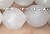 CWH80 15.5 inches 12mm faceted round white jade beads wholesale