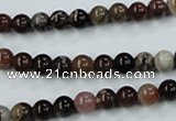 CWJ201 15.5 inches 6mm round wood jasper gemstone beads wholesale