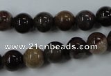 CWJ203 15.5 inches 10mm round wood jasper gemstone beads wholesale