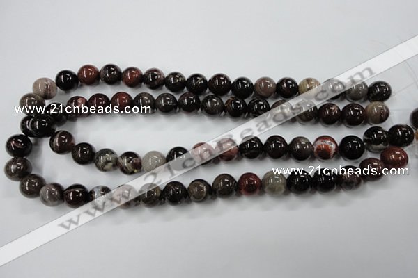 CWJ204 15.5 inches 12mm round wood jasper gemstone beads wholesale