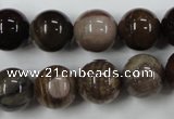 CWJ206 15.5 inches 16mm round wood jasper gemstone beads wholesale