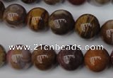 CWJ275 15.5 inches 14mm round wood jasper gemstone beads wholesale