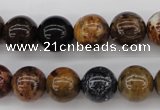 CWJ283 15.5 inches 11mm round wood jasper gemstone beads wholesale