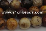 CWJ289 15.5 inches 14mm round wood jasper gemstone beads wholesale
