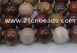 CWJ403 15.5 inches 10mm round wood jasper gemstone beads wholesale