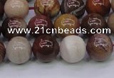 CWJ404 15.5 inches 12mm round wood jasper gemstone beads wholesale