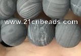 CWJ559 15.5 inches 10mm round matte coffee wood jasper beads wholesale