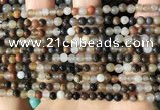 CWJ568 15.5 inches 4mm round Arizona petrified wood jasper beads