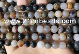 CWJ570 15.5 inches 8mm round Arizona petrified wood jasper beads