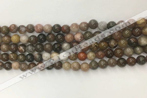 CWJ575 15.5 inches 6mm round wood jasper beads wholesale