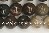 CWJ576 15.5 inches 8mm round wood jasper beads wholesale