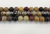 CWJ585 15.5 inches 14mm round wooden jasper beads wholesale