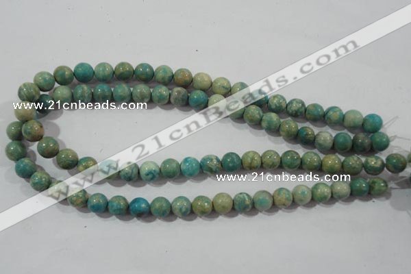 CXH103 15.5 inches 10mm round dyed Xiang He Shi gemstone beads