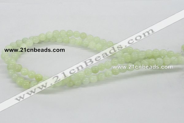 CXJ03 15.5 inches 8mm round New jade gemstone beads wholesale