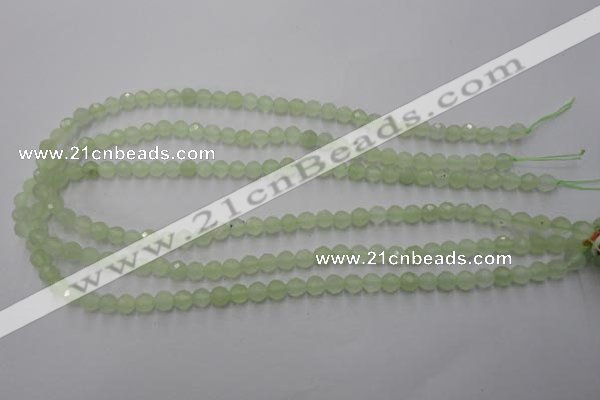 CXJ101 15.5 inches 6mm faceted round New jade beads wholesale