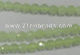 CXJ151 15.5 inches 6mm faceted round New jade beads wholesale