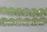 CXJ152 15.5 inches 8mm faceted round New jade beads wholesale