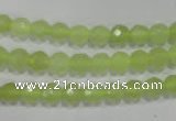 CXJ161 15.5 inches 6mm faceted round New jade beads wholesale